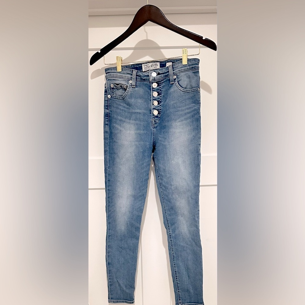 Lucky Brand Bridgette Crop Straight Leg Jeans Size 4/28